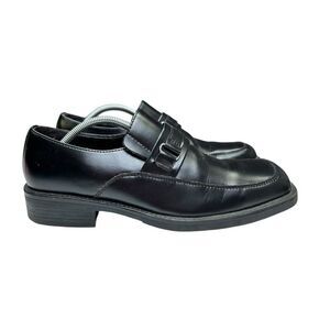Express Bristol Black Faux Leather Slip On Men’s Loafers Dress Shoes Size 12